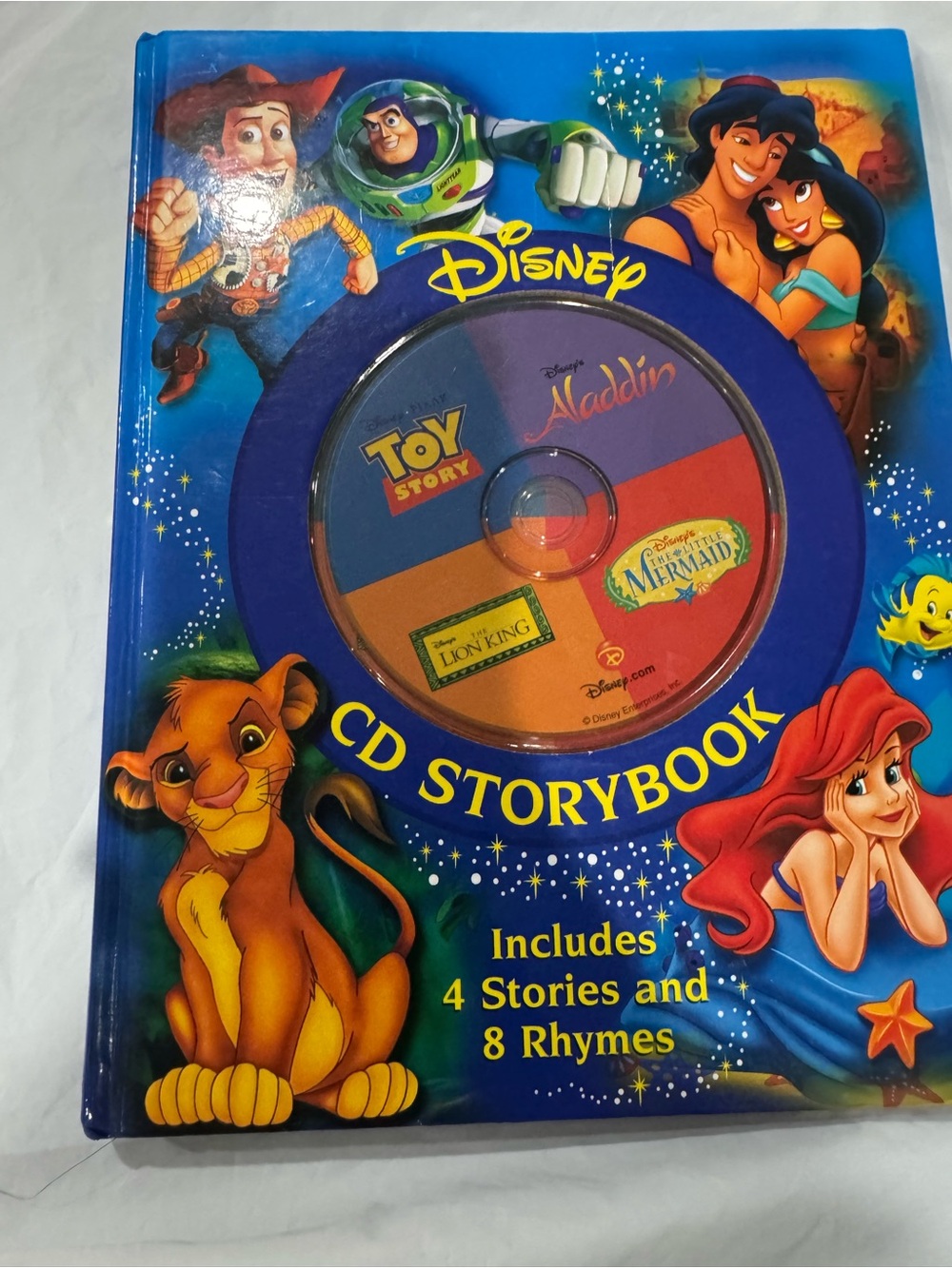 Disney CD Storybook - Blue, Red, Orange, Yellow, Green, Purple